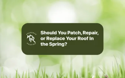 Should you patch, repair, or replace your roof in the spring?